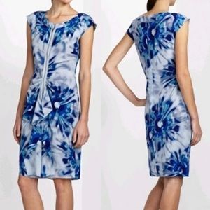BCBG Maxazria Blue Cap Sleeve Marisol Dress Women’s Size 4